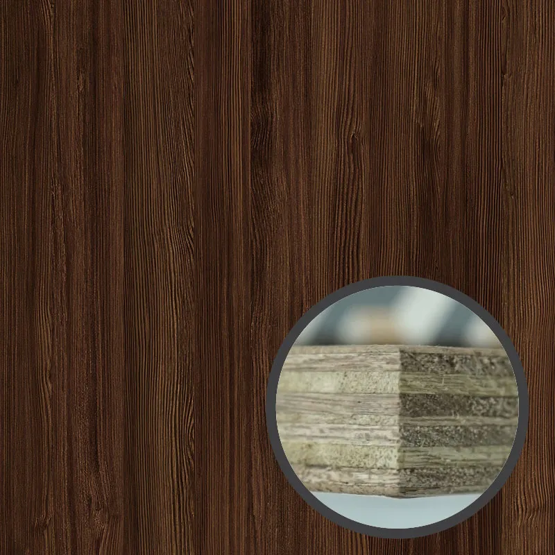 WOODTEK PLYWOOD PWF1122-6009-3-18 OAK POPLAR MELAMINE LAMINATED GLOSSY